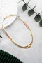 Heliophilia Silver Collar KL-0870 Multicolor con Colgante Arco Iris y Piedra trained by model identifier